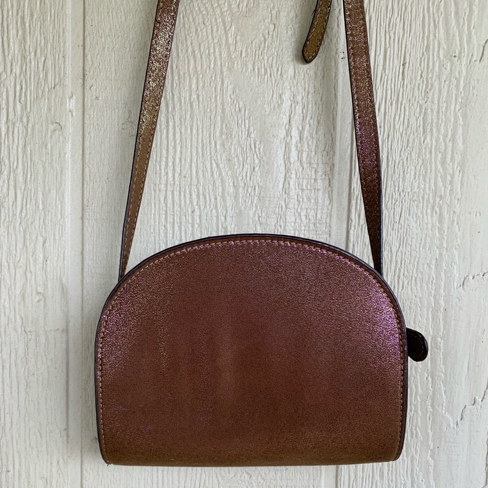 👛👛FREE PEOPLE SMALL SPARKLY SUEDE CROSSBODY BAG
